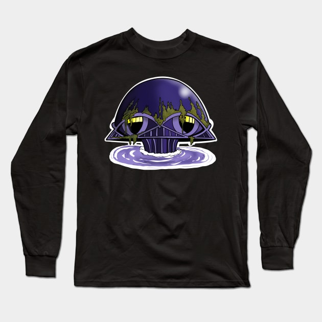 Legion of Doom HQ Long Sleeve T-Shirt by frankriggart